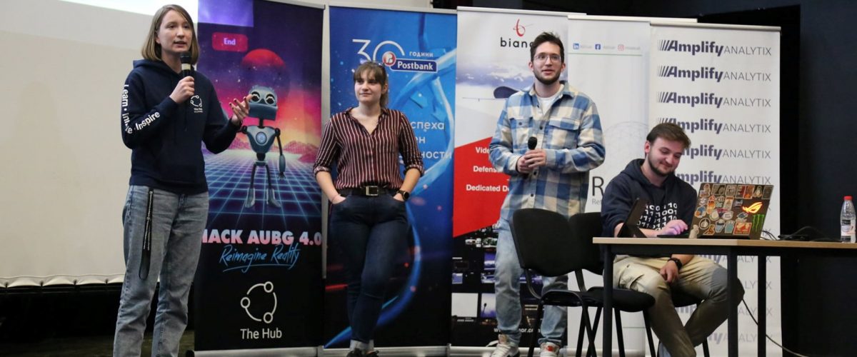 Tech-Savvy Enthusiasts Create Life Optimization Solutions during HackAUBG 4.0