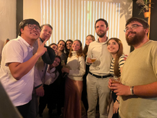 AUBG students had an informal gathering with alumni living and working in Brussels