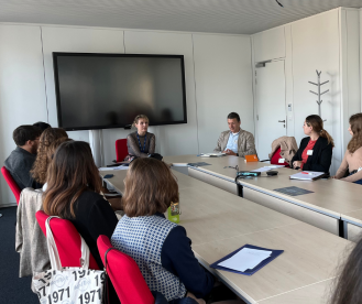 AUBG students learning more about the Cybersecurity and EU