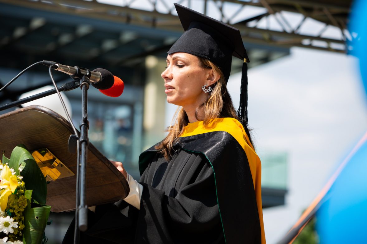 Victoria Entwistle AUBG Commencement Ceremony 2023