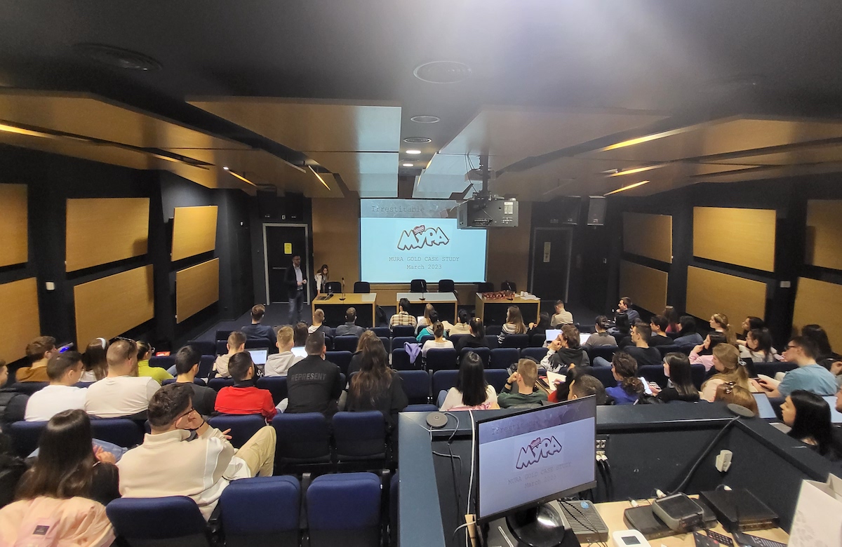 Nestlé Presents Mura Waffle Case Study to AUBG Students
