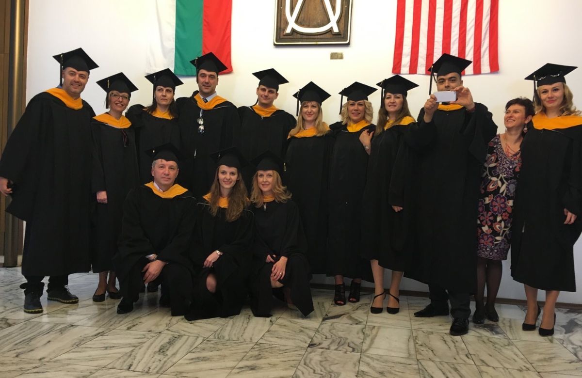 Mariya Bozhilova EMBA commencement