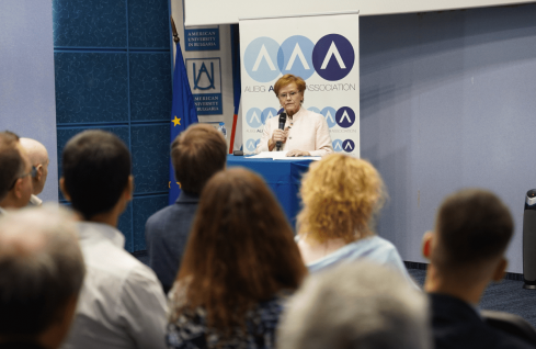 AUBG President Dr. Margee Ensign Inspires AUBG Alumni with Uplifting Address featured image