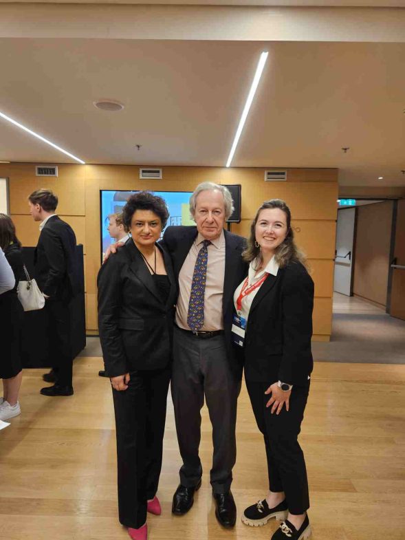 AUBG Student Arina Agayeva at the Athens Democracy Forum, 2024