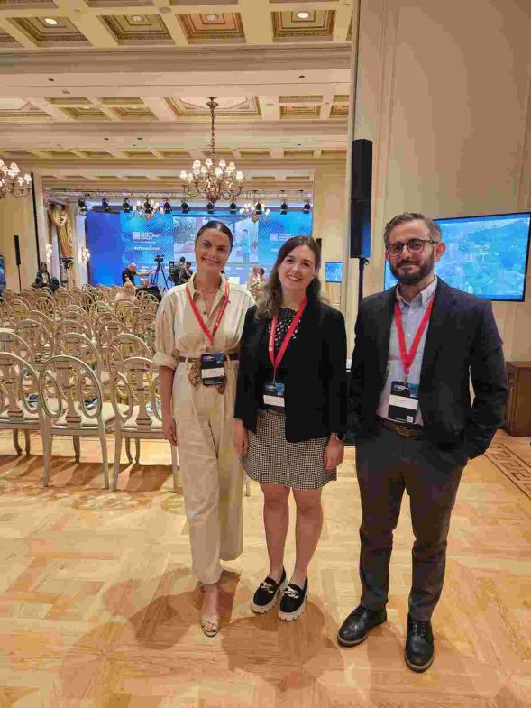 AUBG Student Arina Agayeva at the Athens Democracy Forum, 2024