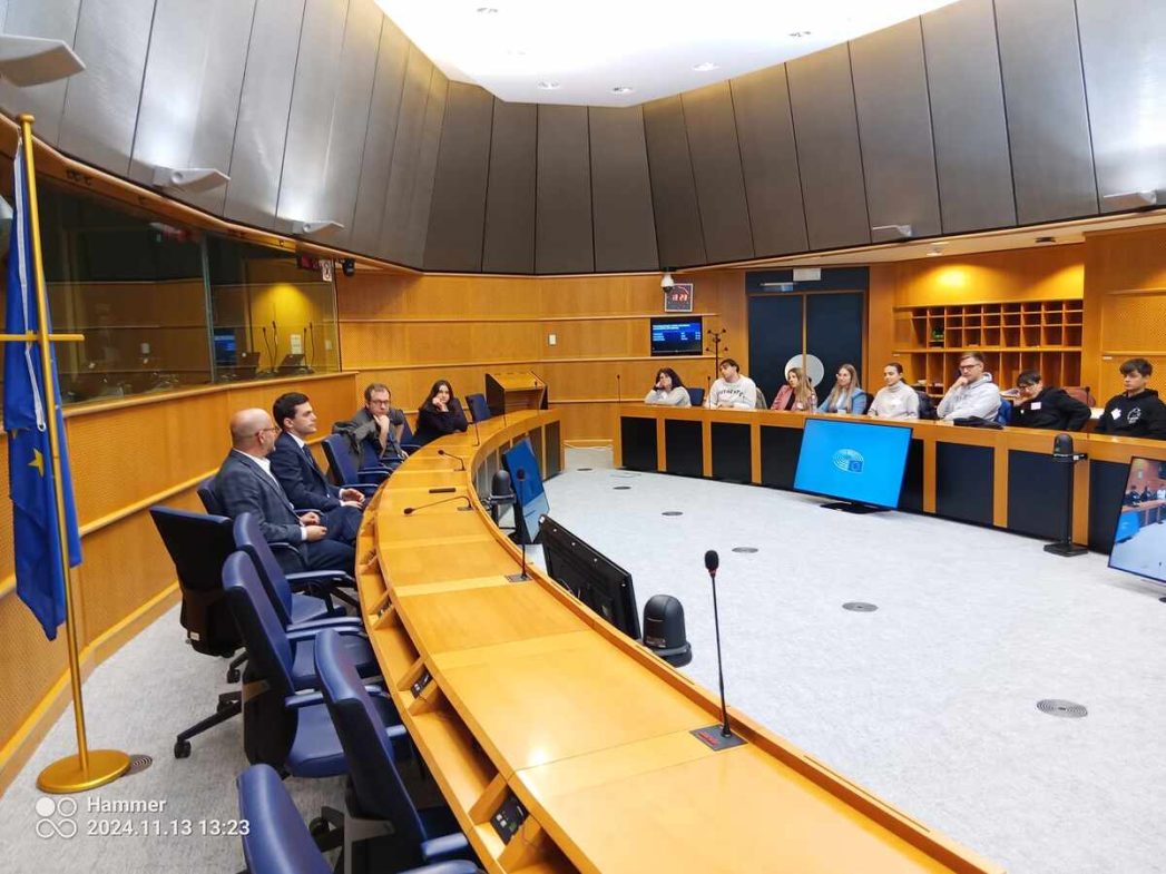 Meeting with MEPs Radan Kanev and Nikola Minchev at the European Parliament