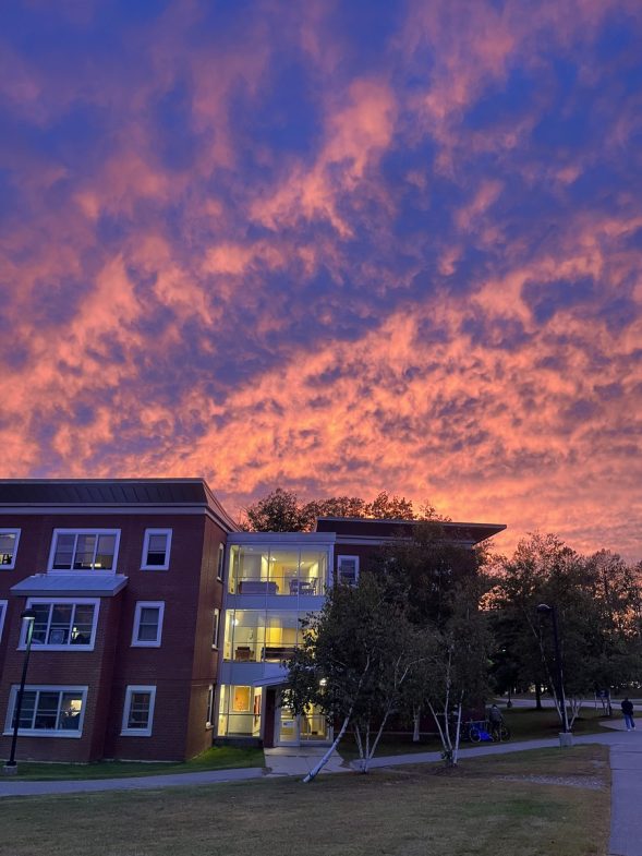 AUBG student Kledis Zaimi on an exchange program at University of Maine for a semester abroad.