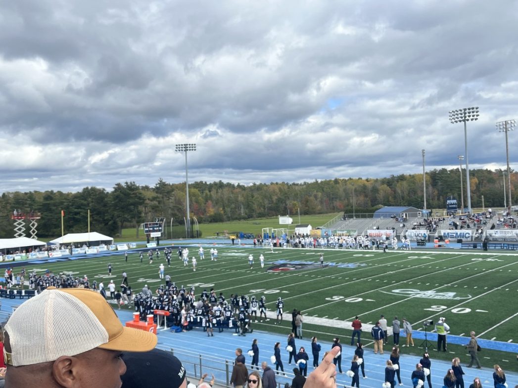 AUBG student Kledis Zaimi on an exchange program at University of Maine for a semester abroad.