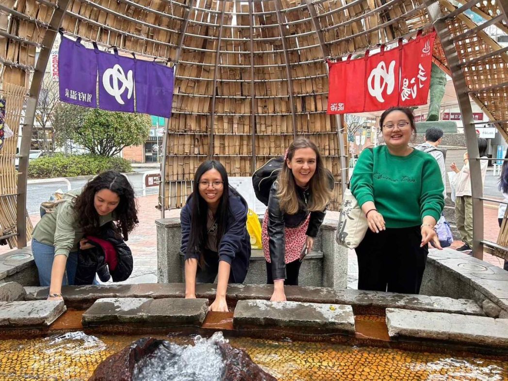 AUBG student Greti Georgieva on an exchange program at APU in Beppu, Japan
