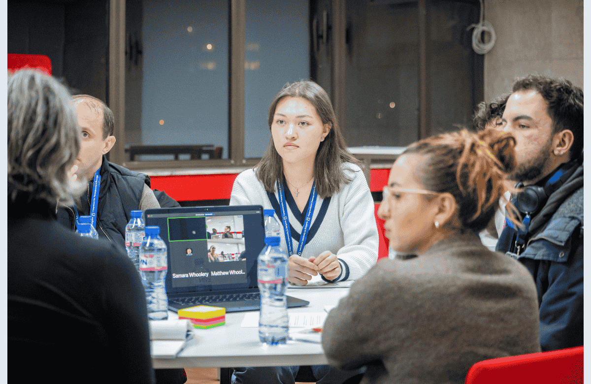 Participants of the AUBG AI Aware Universities Project During a Group Discussion