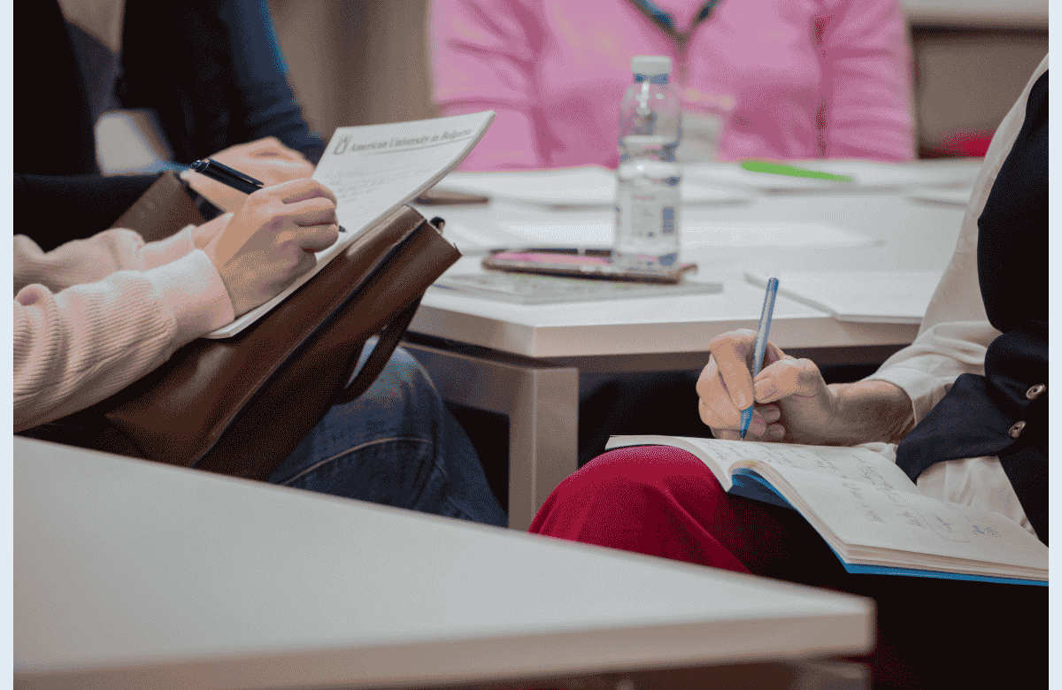 Participants of the AUBG AI Aware University Project Writing During the First Workshop