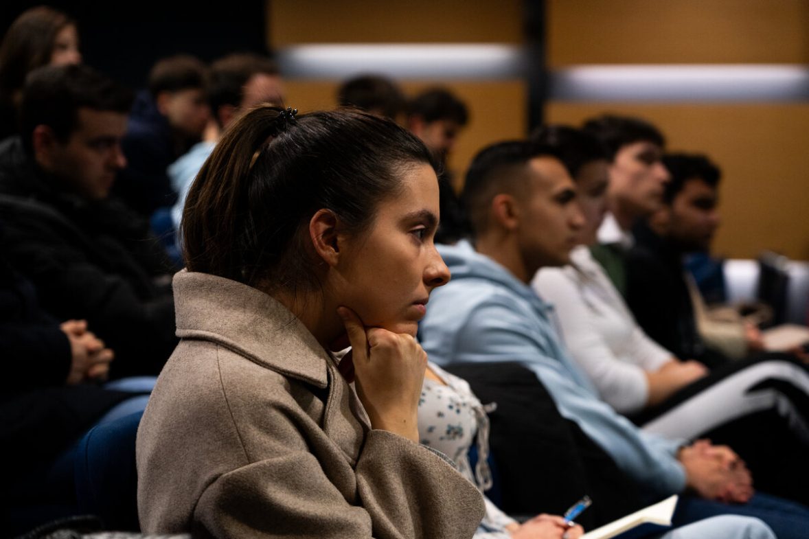 Students at the Bulgaria–U.S. Strategic Cooperation Talk at AUBG