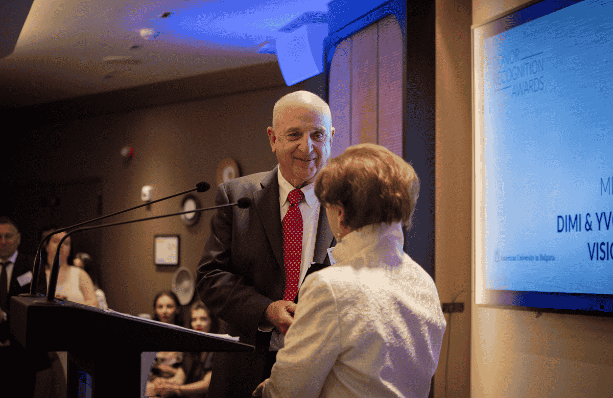 AUBG Donor Recognition 2025 - Mike Marvin and President Margee Ensign
