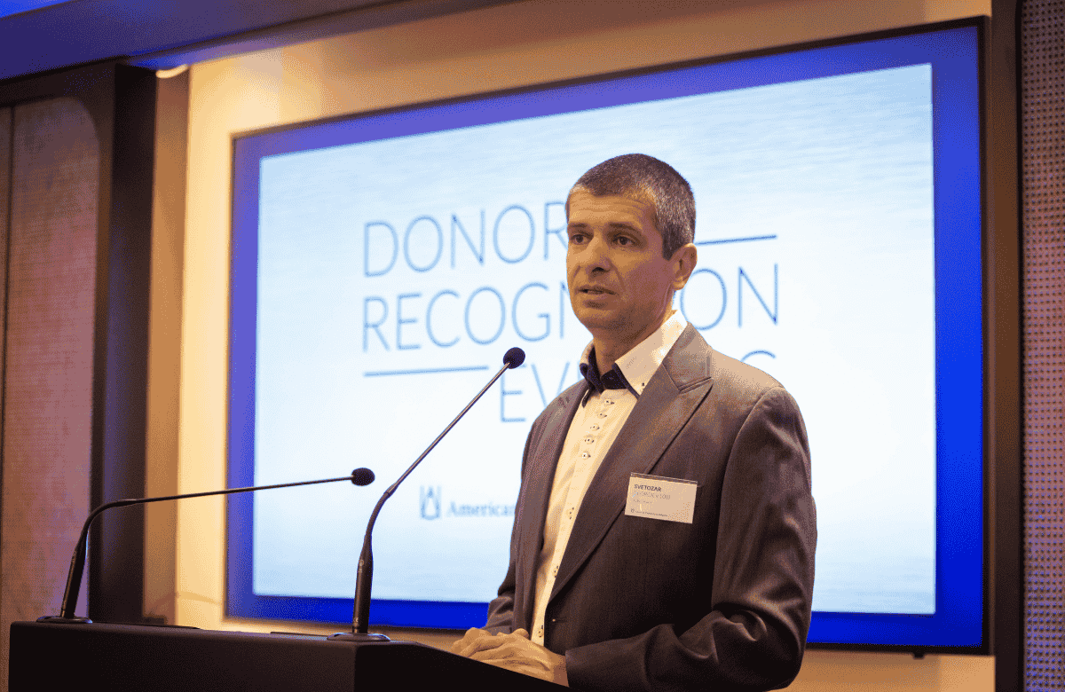 AUBG Donor Recognition Dinner 2025 - Svetozar Georgiev ('00)