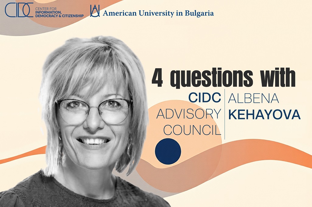Four Questions with CIDC Advisory Council: Albena Kehayova