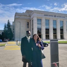AUBG Simona Atanasova and a colleague from JHSPH in Geneva