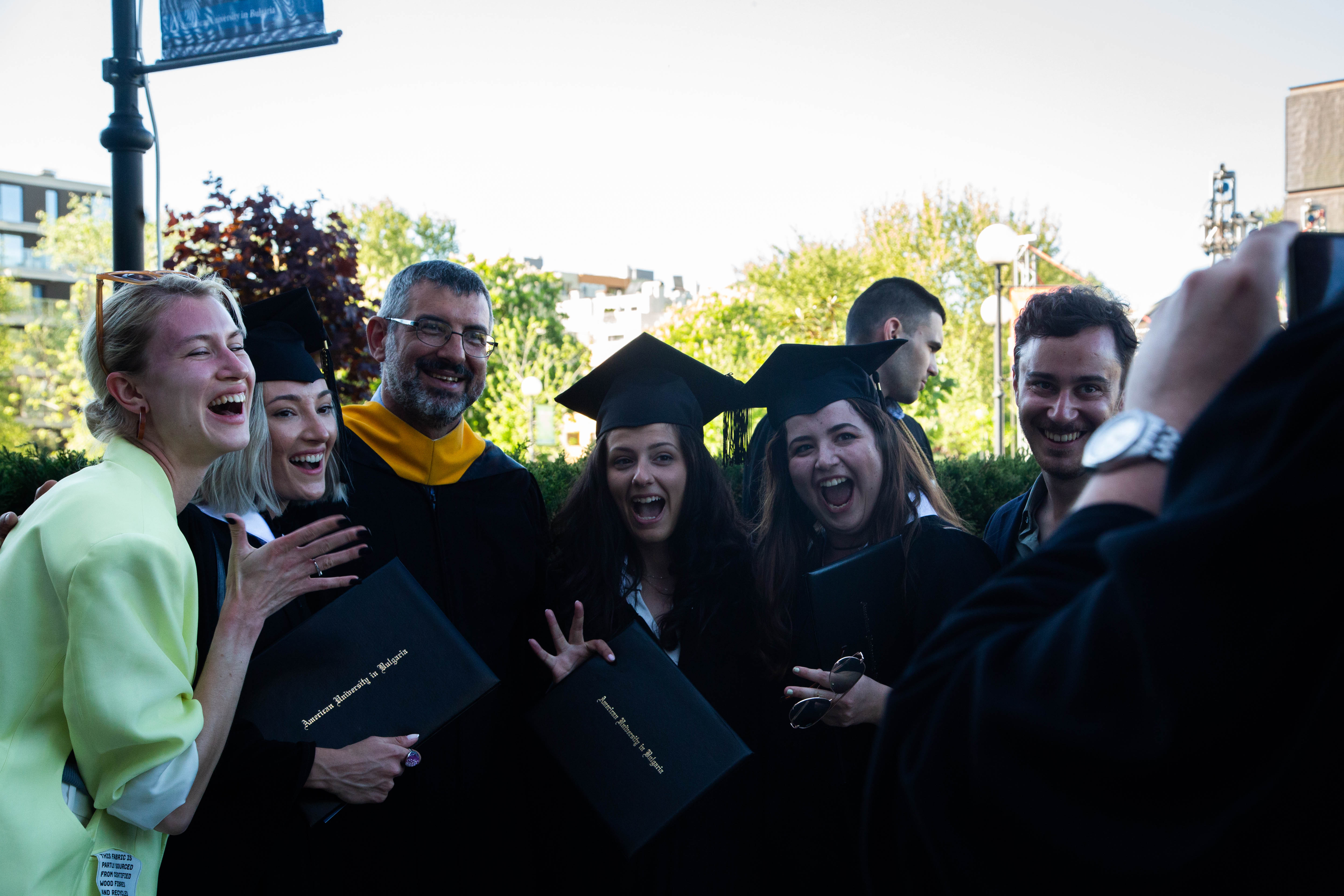 AUBG Alumni at commencement ceremony