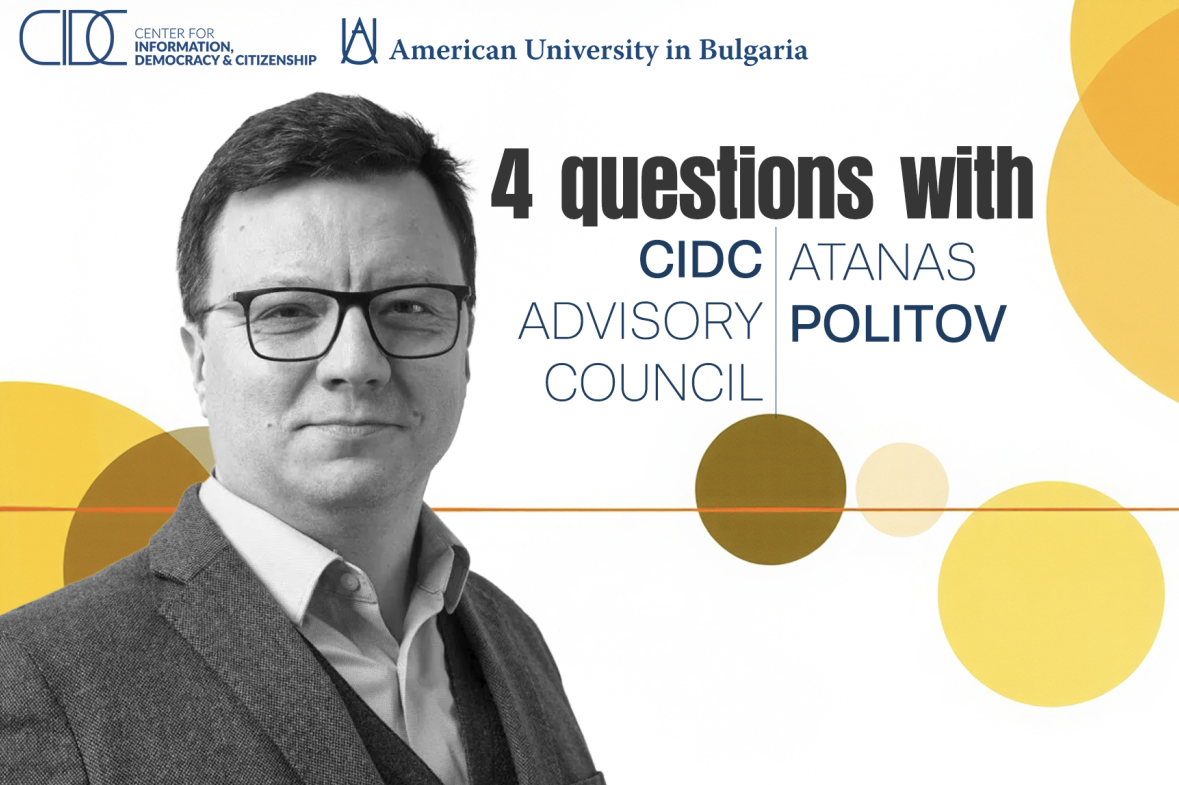 Four Questions with CIDC Advisory Council: Atanas Politov