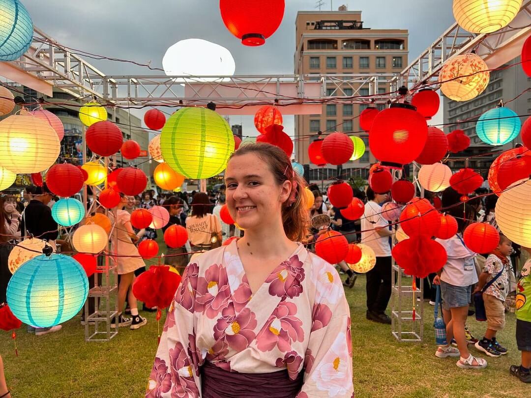 Greti Georgieva on an Exchange program in Japan