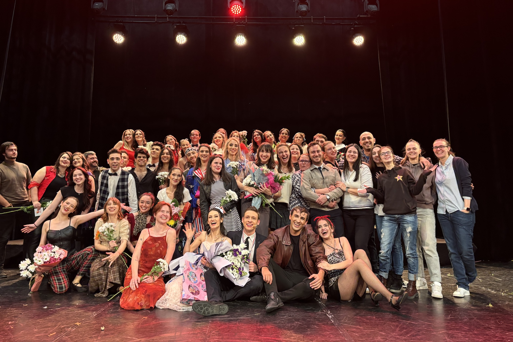 Students and alumni from the Broadway Performance Club