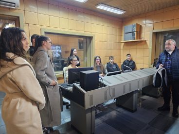 AUBG students visit Bulgarian National Television