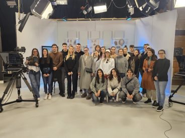 AUBG students visit Bulgarian National Television