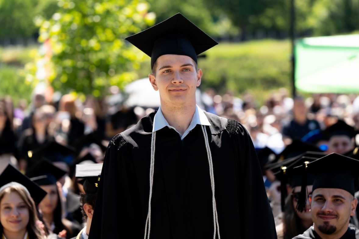 AUBG 2025 Salutatorian Lyuboslav Gigov