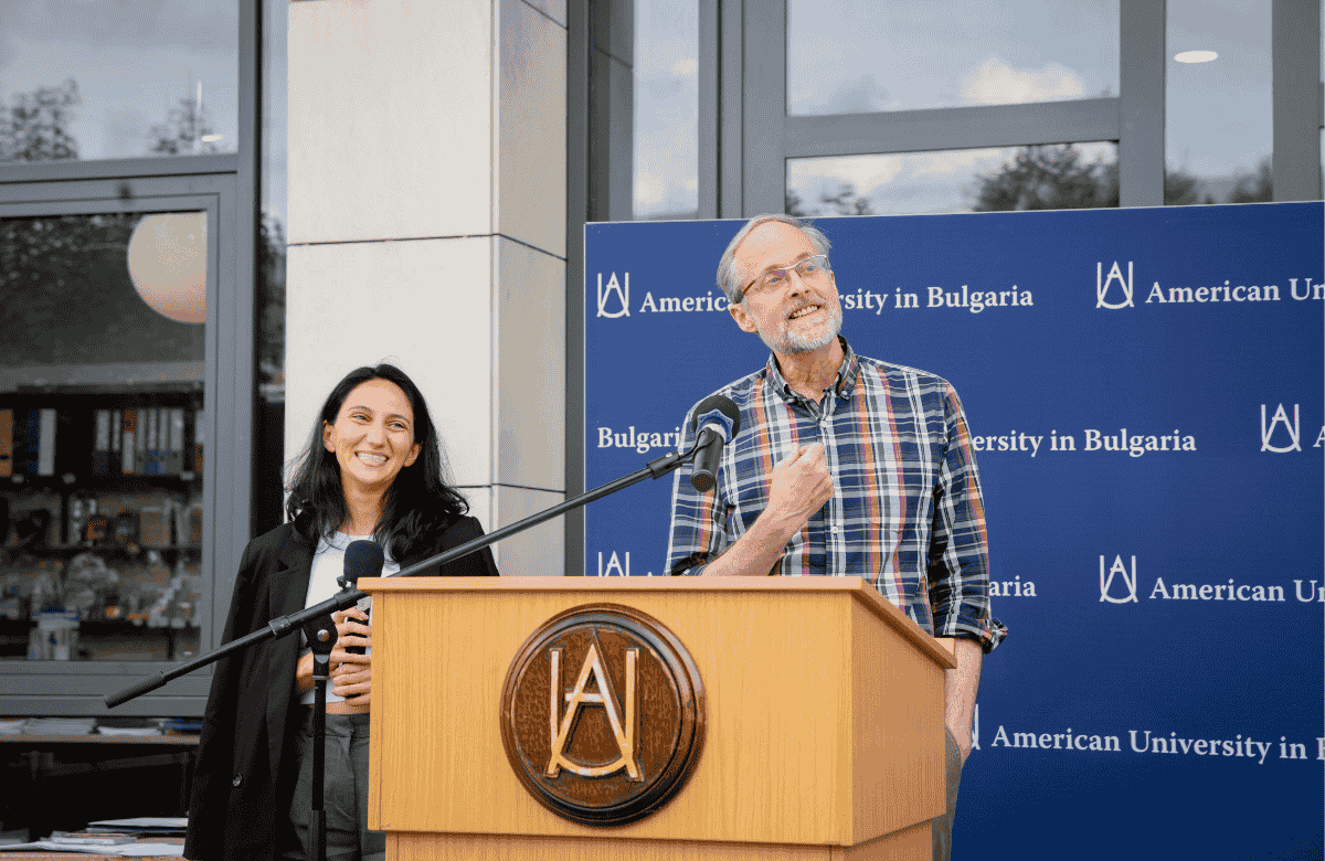 Professor Dr. Robert Phillips at the AUBG Staff Recognition 2025 Event