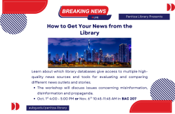 Panitza Library Presents: How to Get Your News from the Library featured image