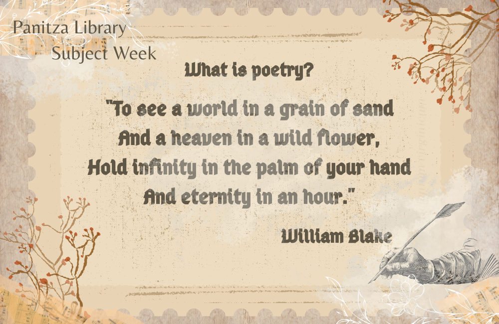 Subject Week: Poetry