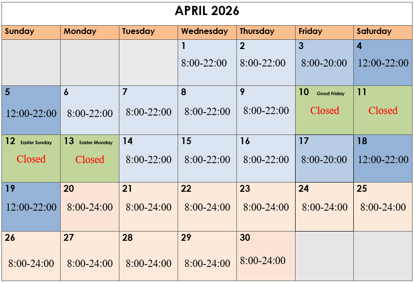 Calendar April