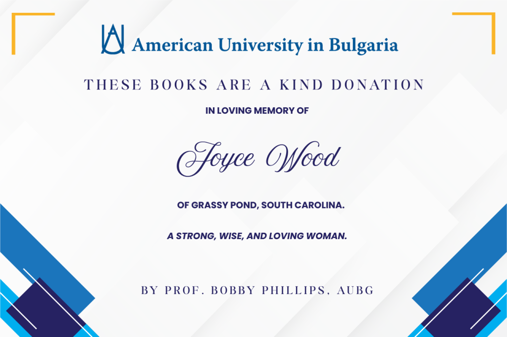 Books Donated by Prof. Bobby Phillips featured image