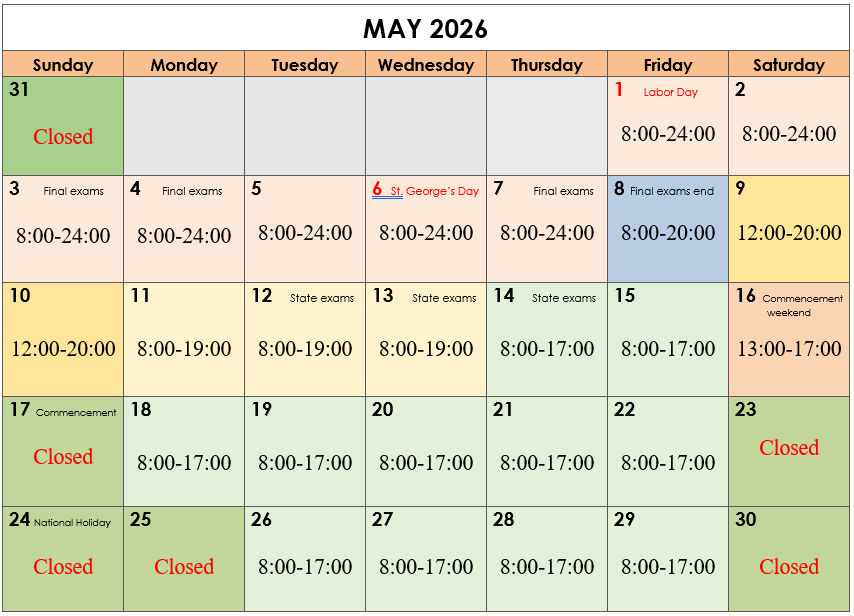 Calendar May